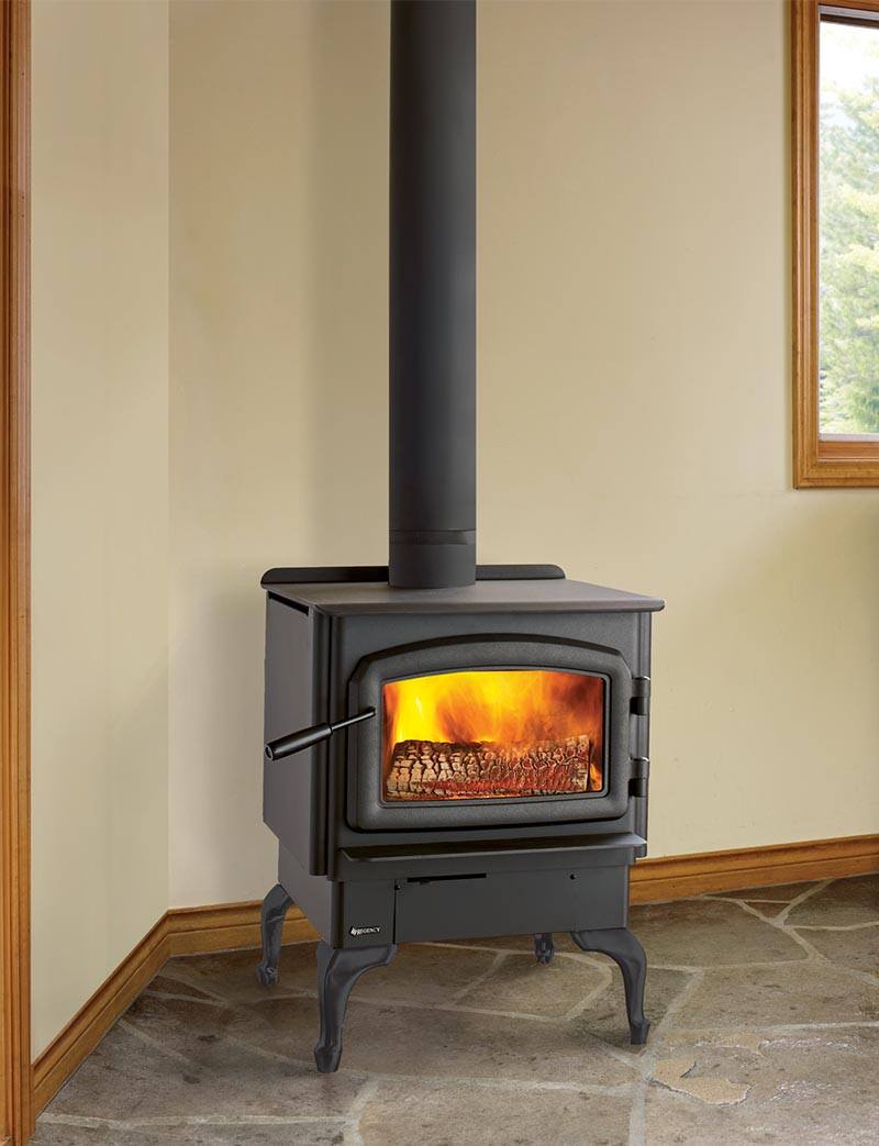 Regency Windsor freestanding slow combustion wood heater - Abbey Fireplaces